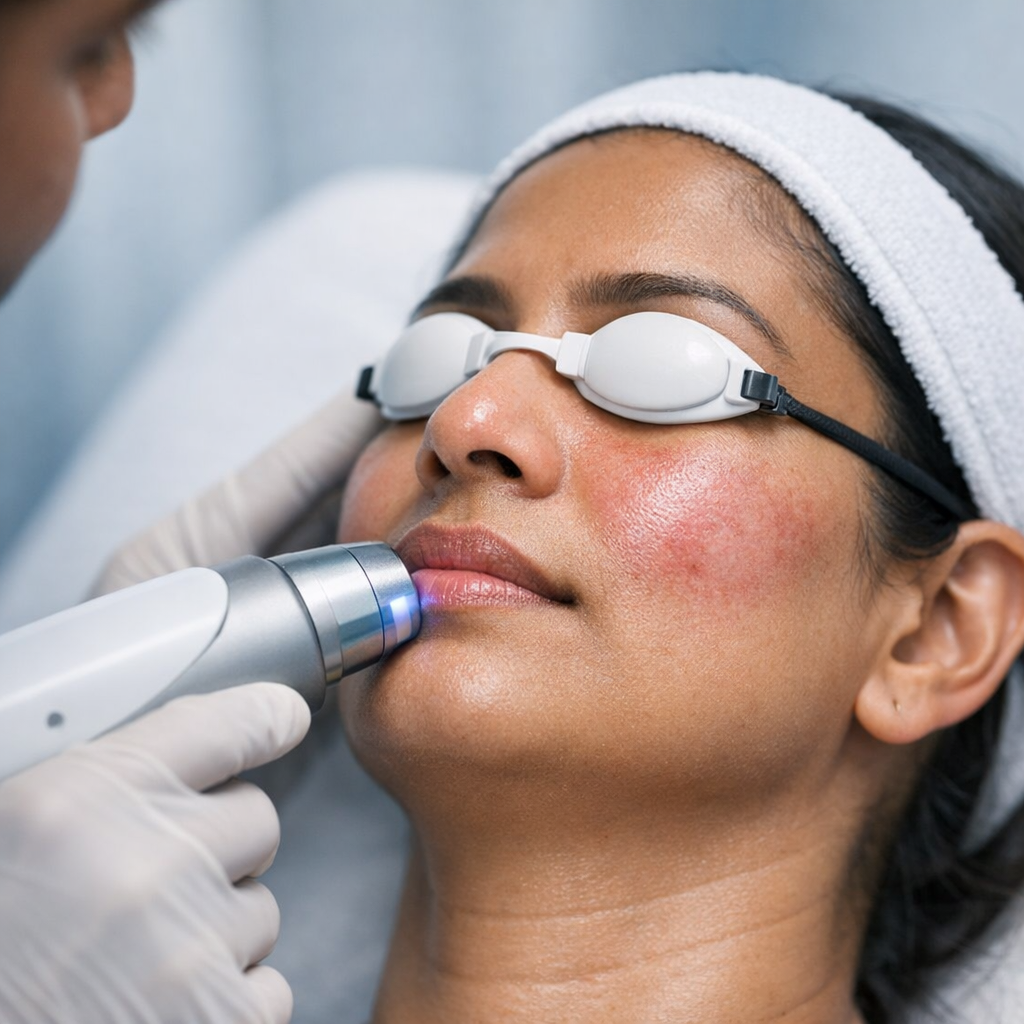 Rosacea treatment process specialist